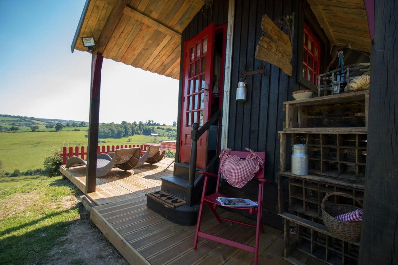 Gite Insolite "Le Coup De Foudre" Sa Vue Panoramique Vimoutiers Exterior foto