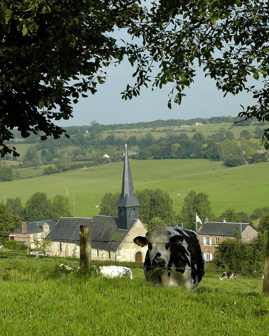 Gite Insolite "Le Coup De Foudre" Sa Vue Panoramique Vimoutiers Exterior foto